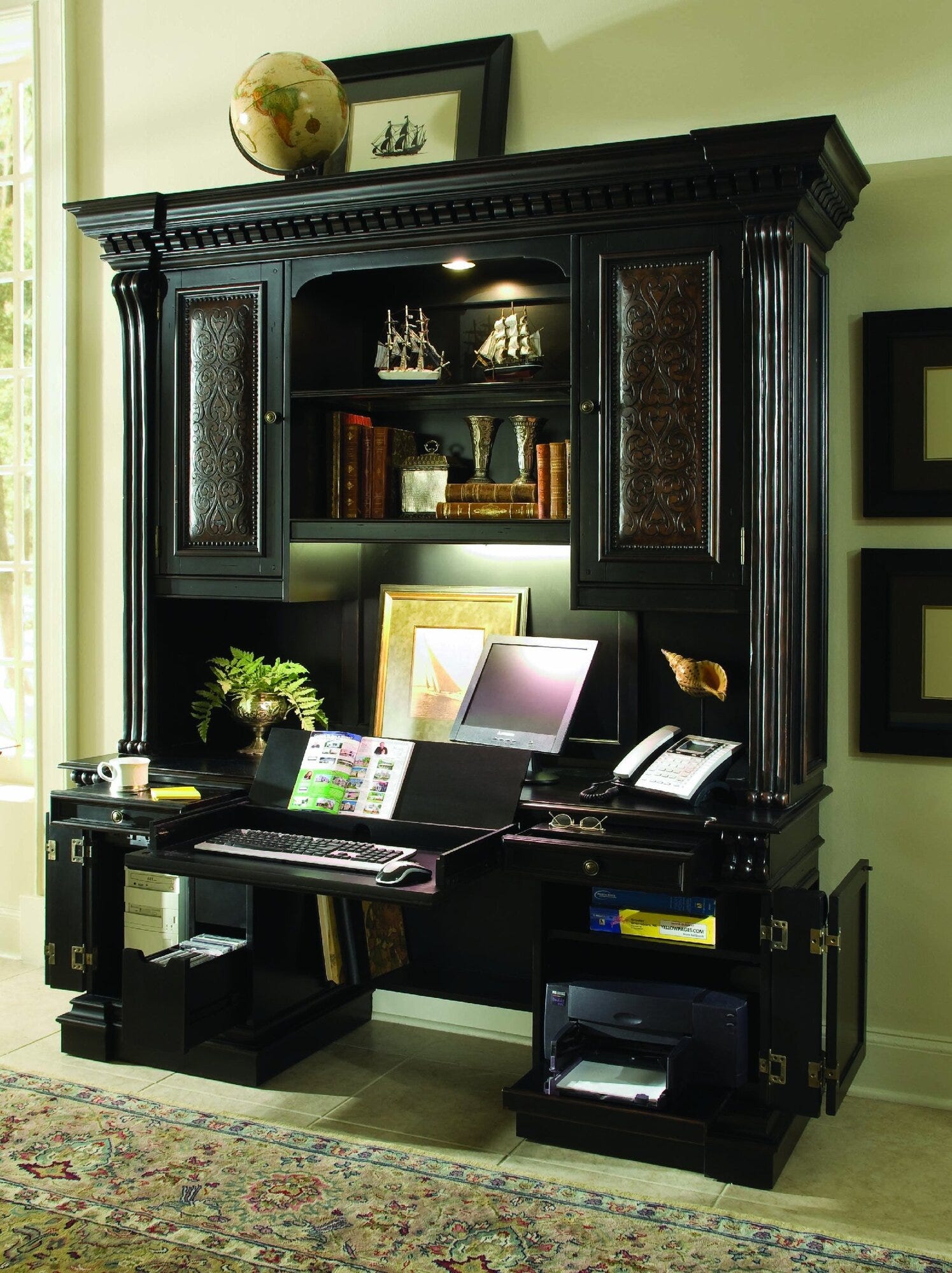 Telluride Computer Credenza Hutch