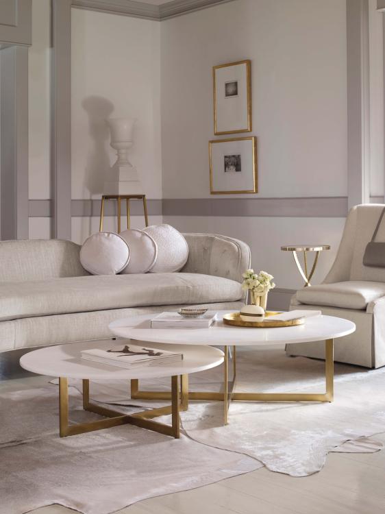 Large Nest Cocktail Table With Stone Top – Coffee Tables by Century Furniture | Sutter & Vale