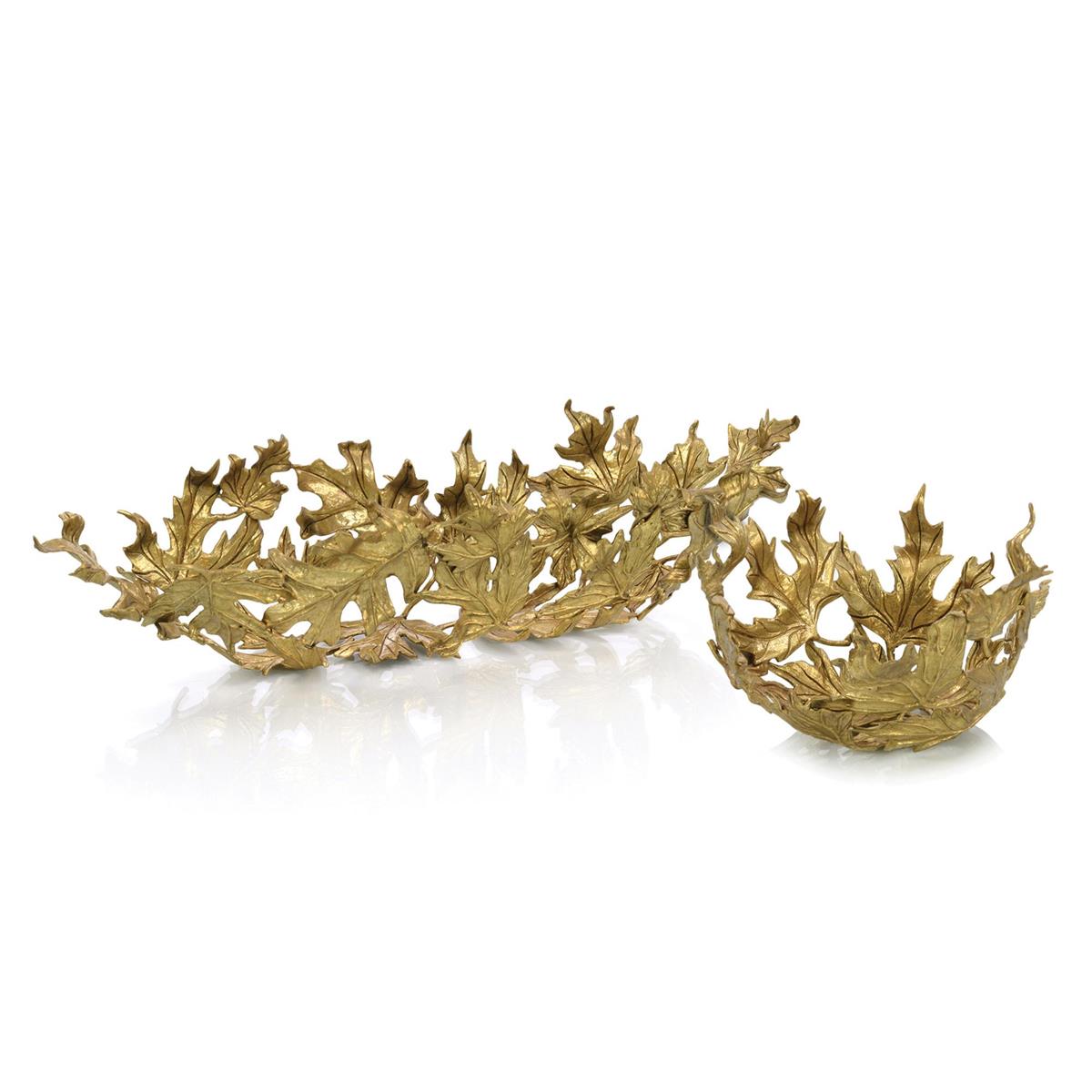 Falling Leaves Oblong Bowl – Art by John Richard | Sutter & Vale
