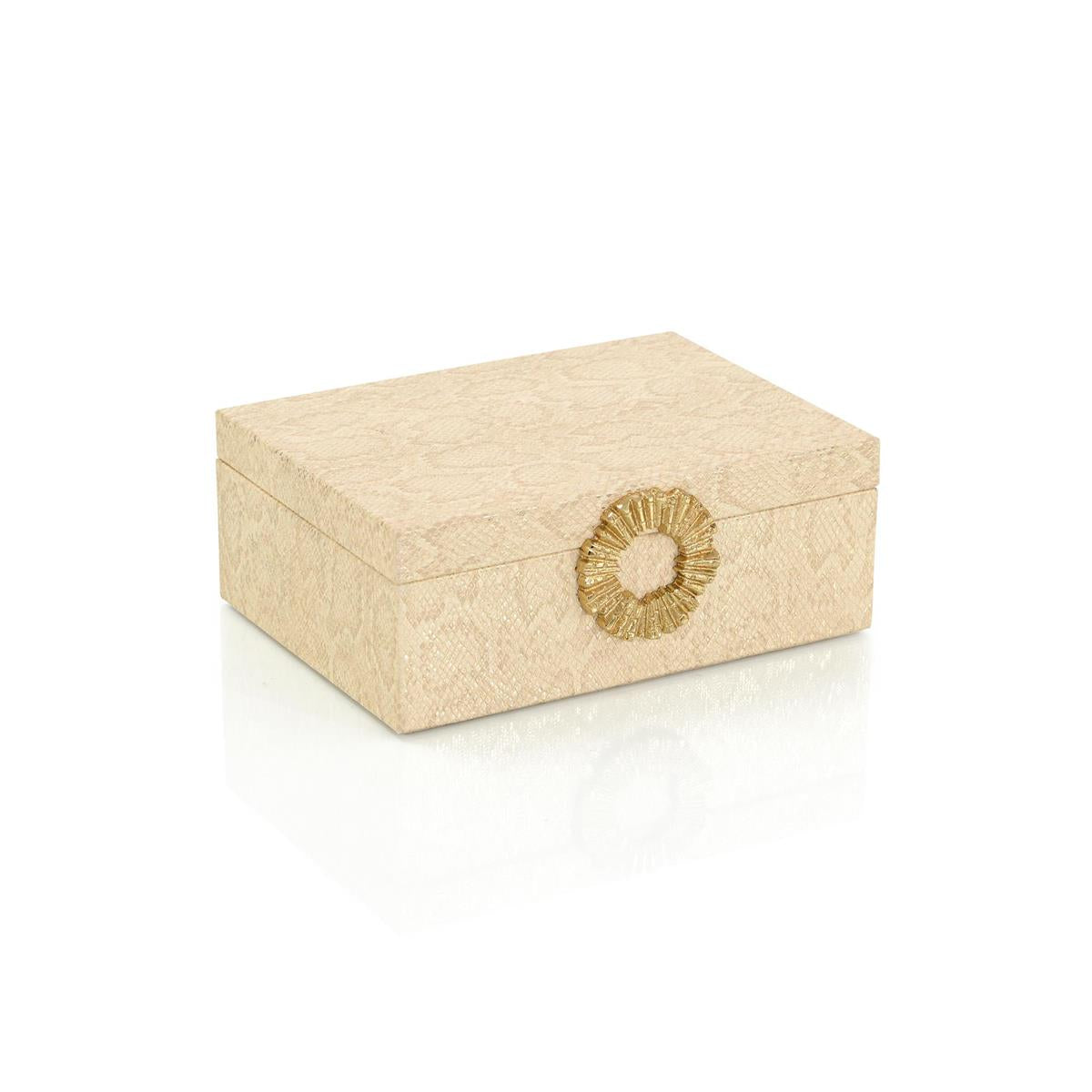 Dazzle Vegan Snakeskin Box Large – Art by John Richard | Sutter & Vale