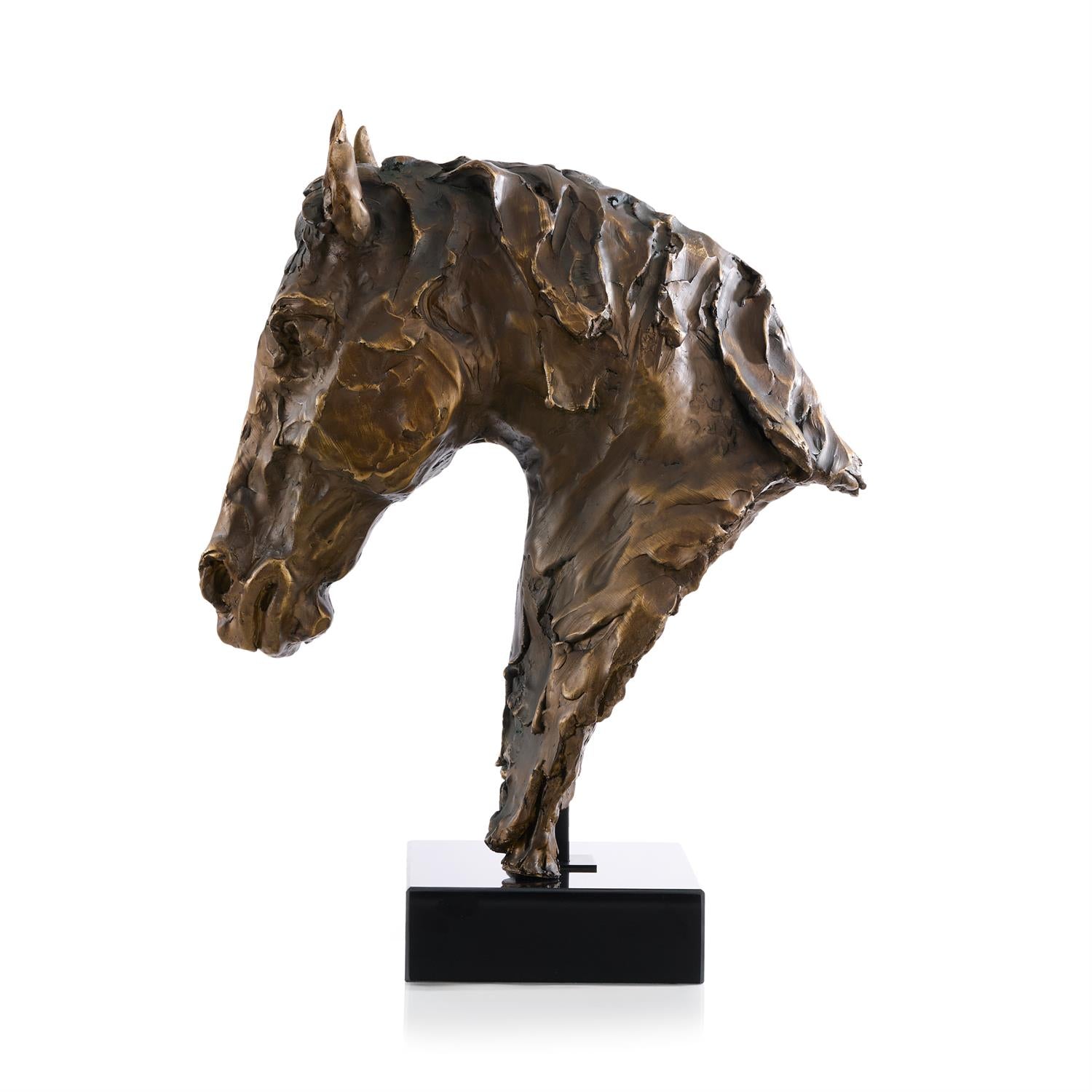 Horse Bust on Marble