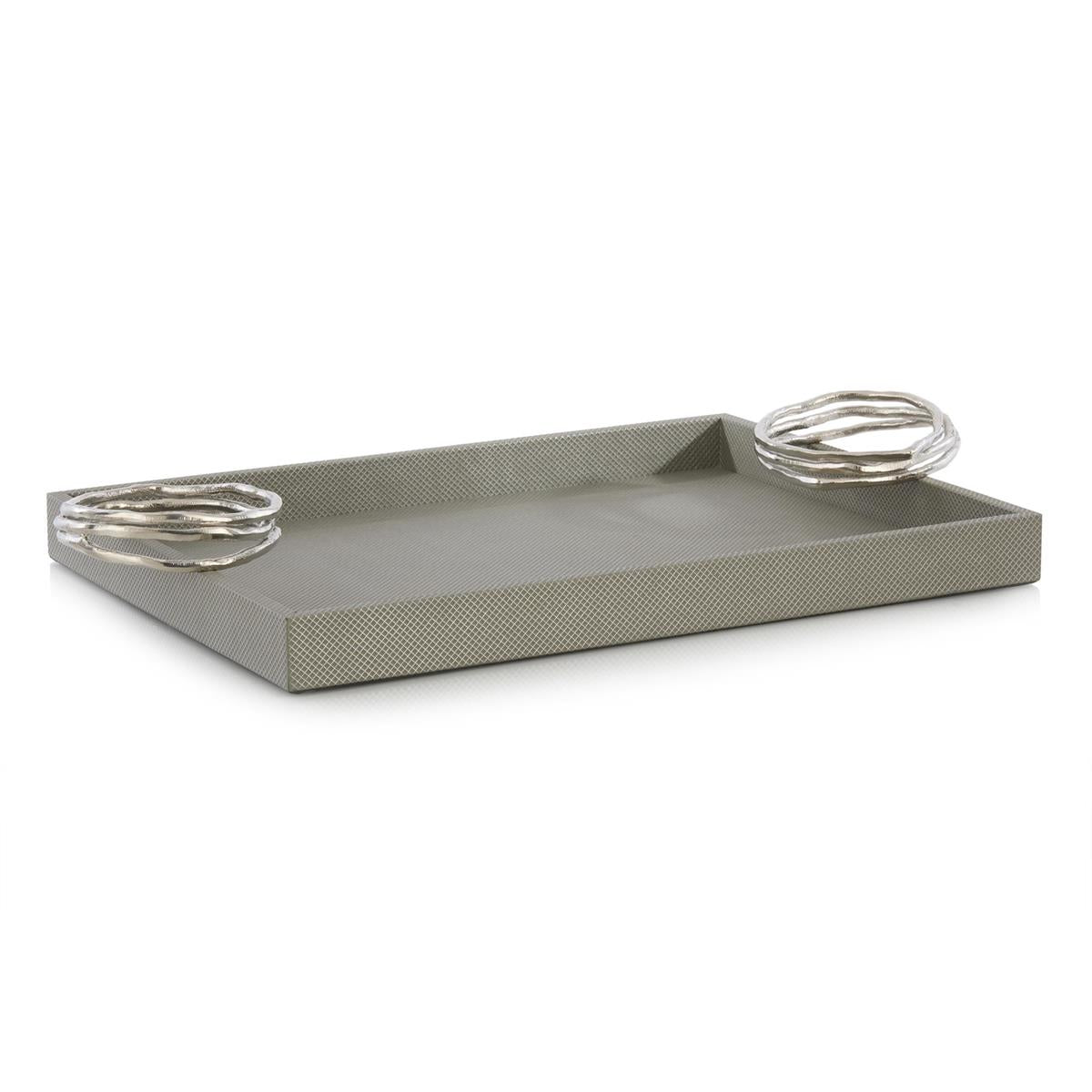 Silver Coil Tray – Art by John Richard | Sutter & Vale