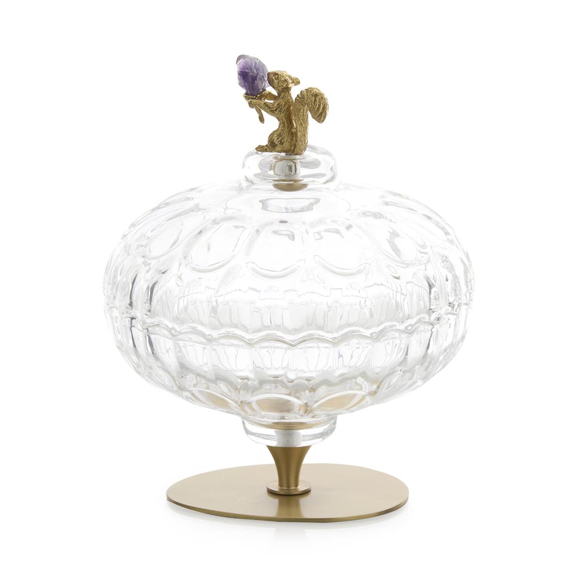 Brass Squirrel Perfume Bottle by John Richard | Sutter & Vale
