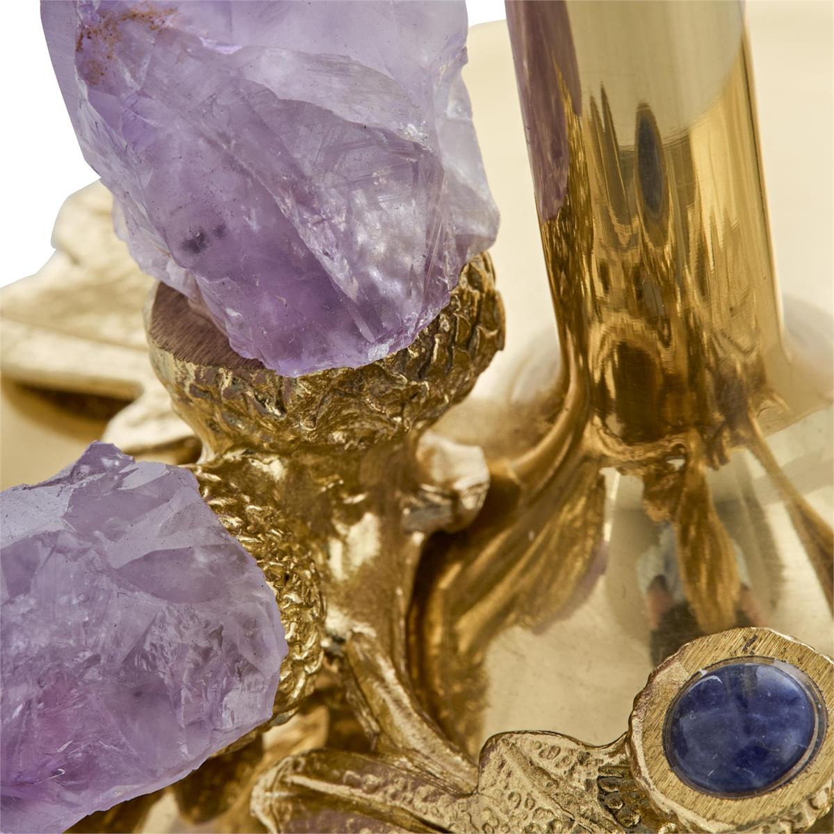 Amethyst Roots Candleholder, Large – Art by John Richard | Sutter & Vale