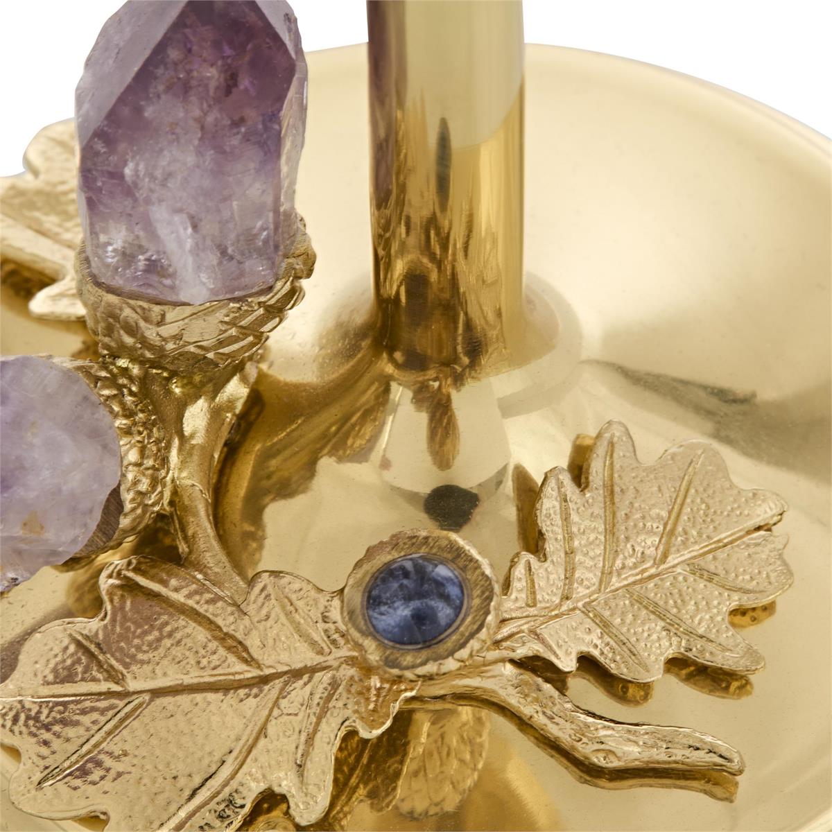 Amethyst Roots Candleholder, Small – Art by John Richard | Sutter & Vale