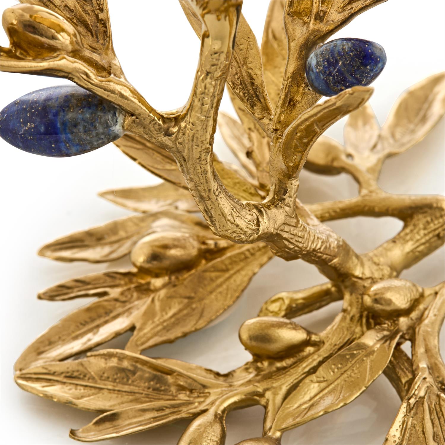 Brass Flora Candleholder, Small