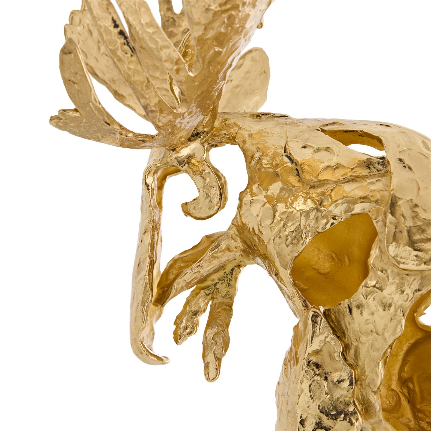 Abstract Moose Sculpture on Selenite I