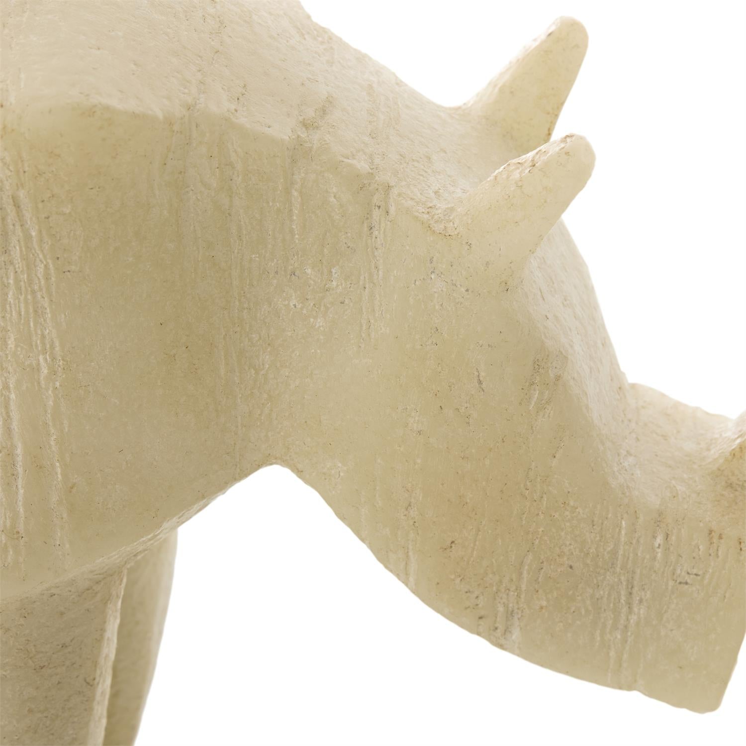 Cubist Rhino Sculpture