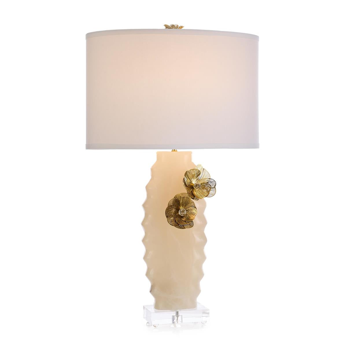 Golden Camellia Table Lamp – Table Lamps by John Richard | Sutter & Vale