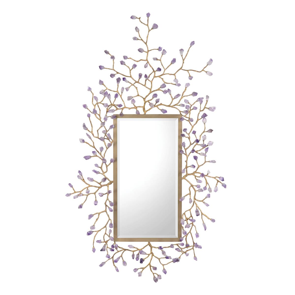 Budding Amethyst Mirror – Mirrors by John Richard | Sutter & Vale