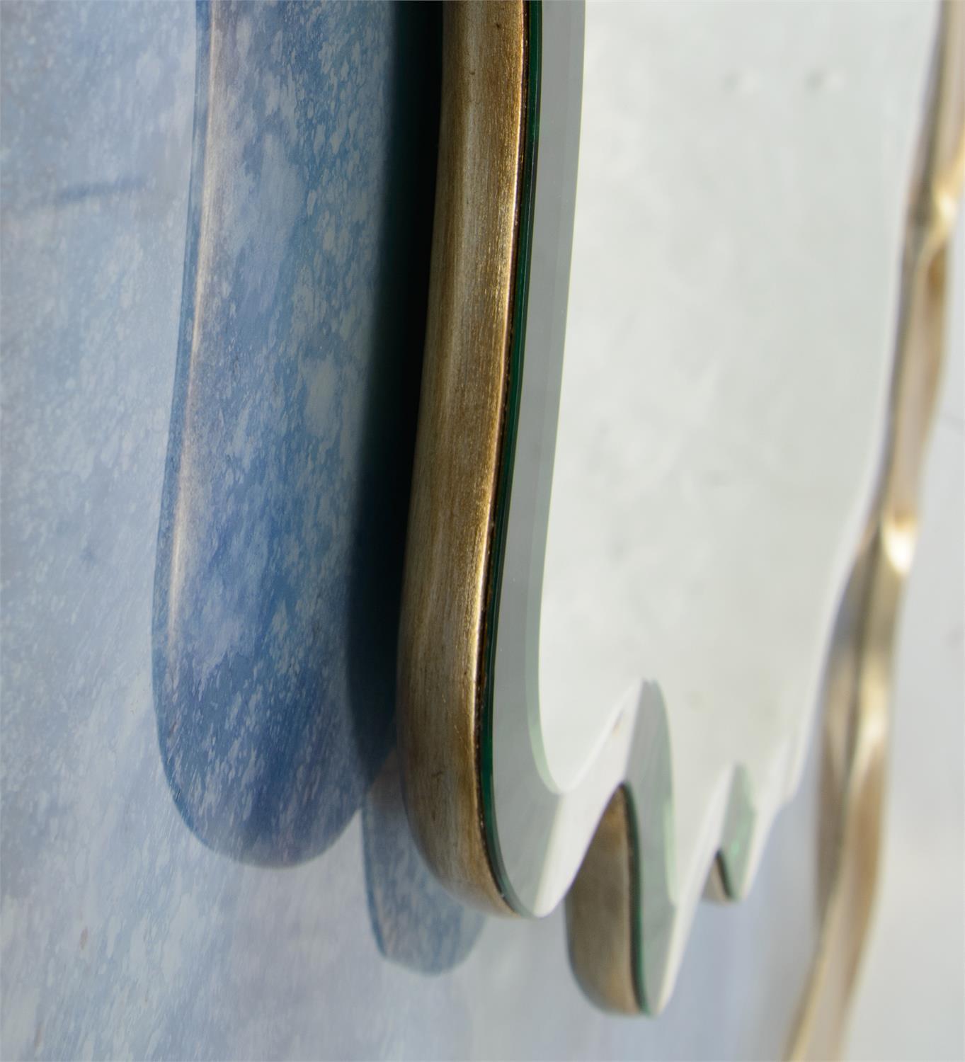 Dirillo Mirror, Blue Agate