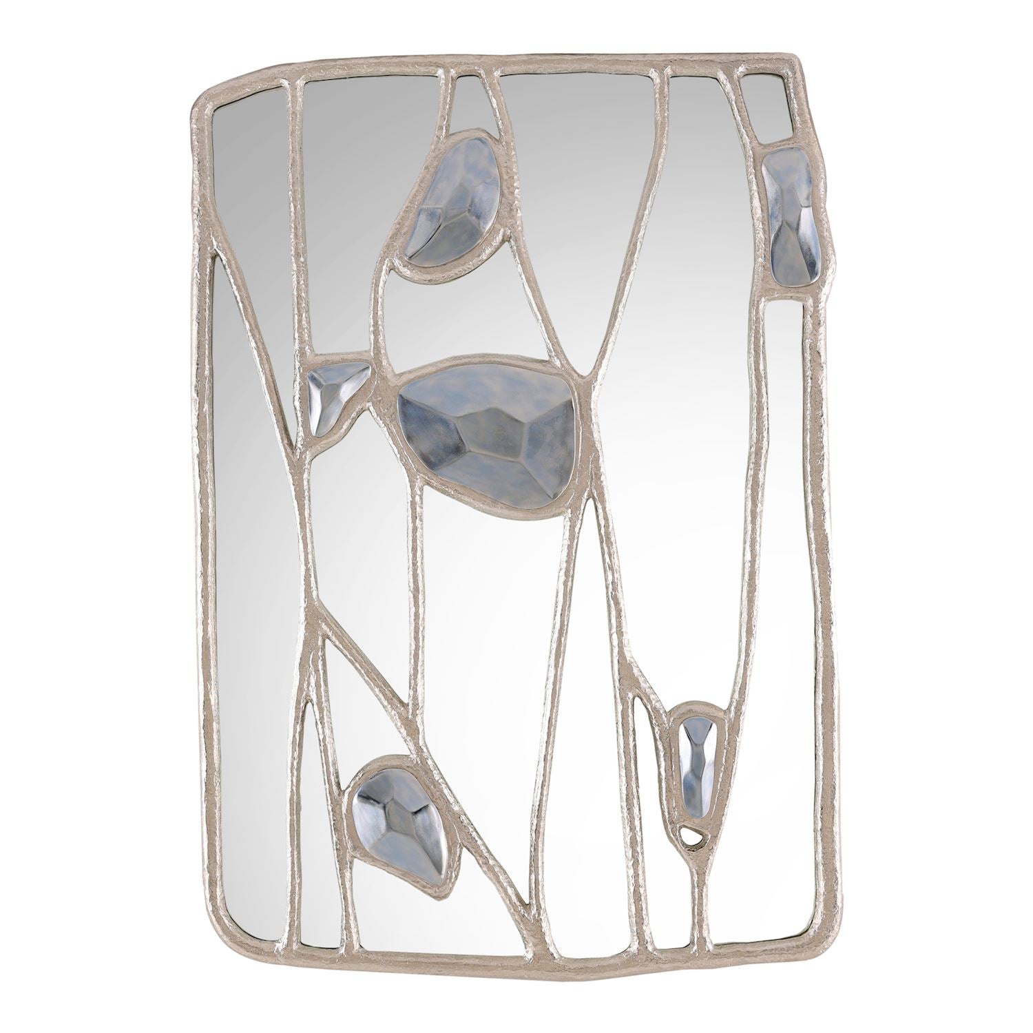 Embellished Branches Mirror, Silver – Mirrors by John Richard | Sutter & Vale