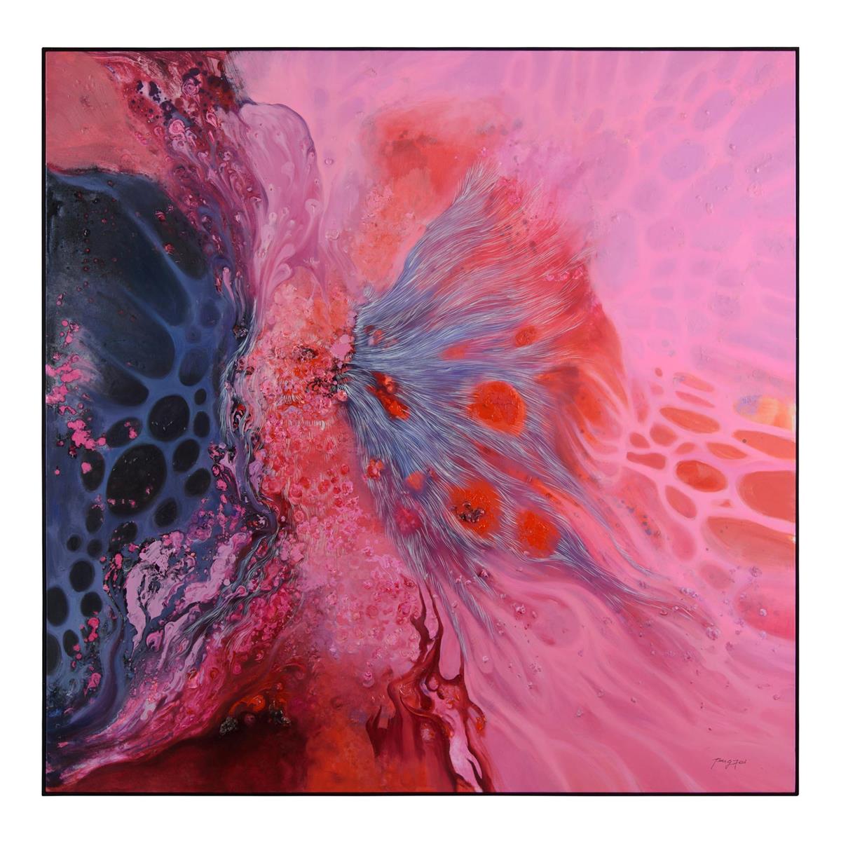 Teng Fei's Flamingo Waves – Art by John Richard | Sutter & Vale