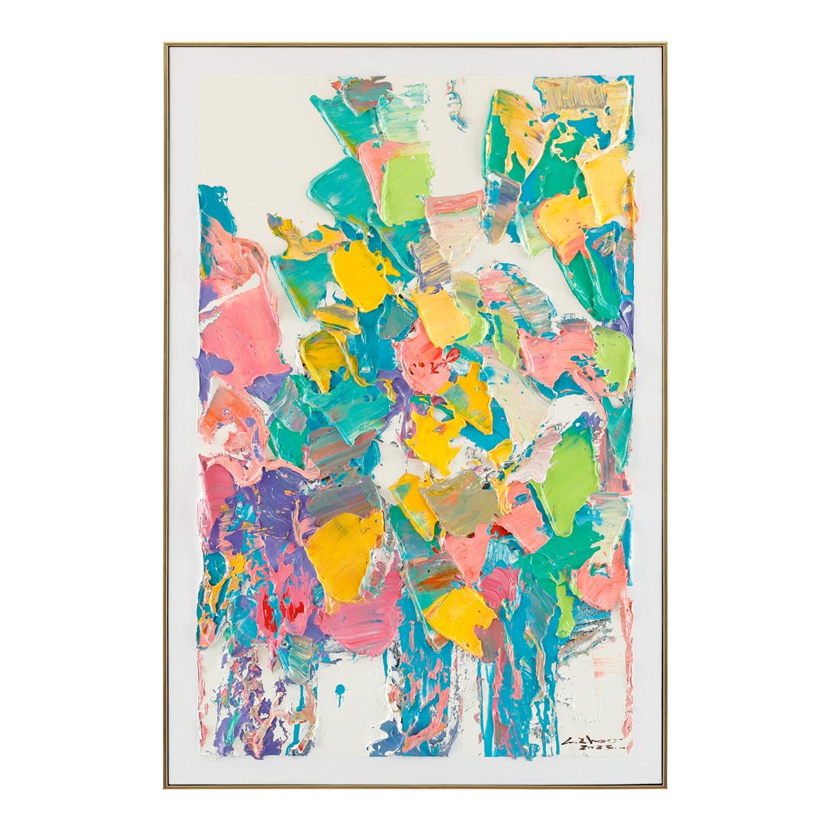 LM Zhou's Textural Brushstrokes II – Art by John Richard | Sutter & Vale