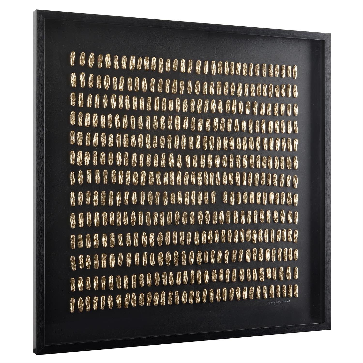 He Hongbing's Gilded Grid II