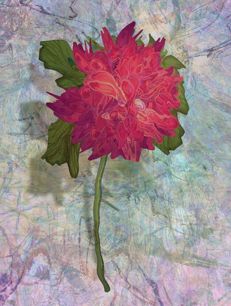 Analogous Dahlias 10 artwork