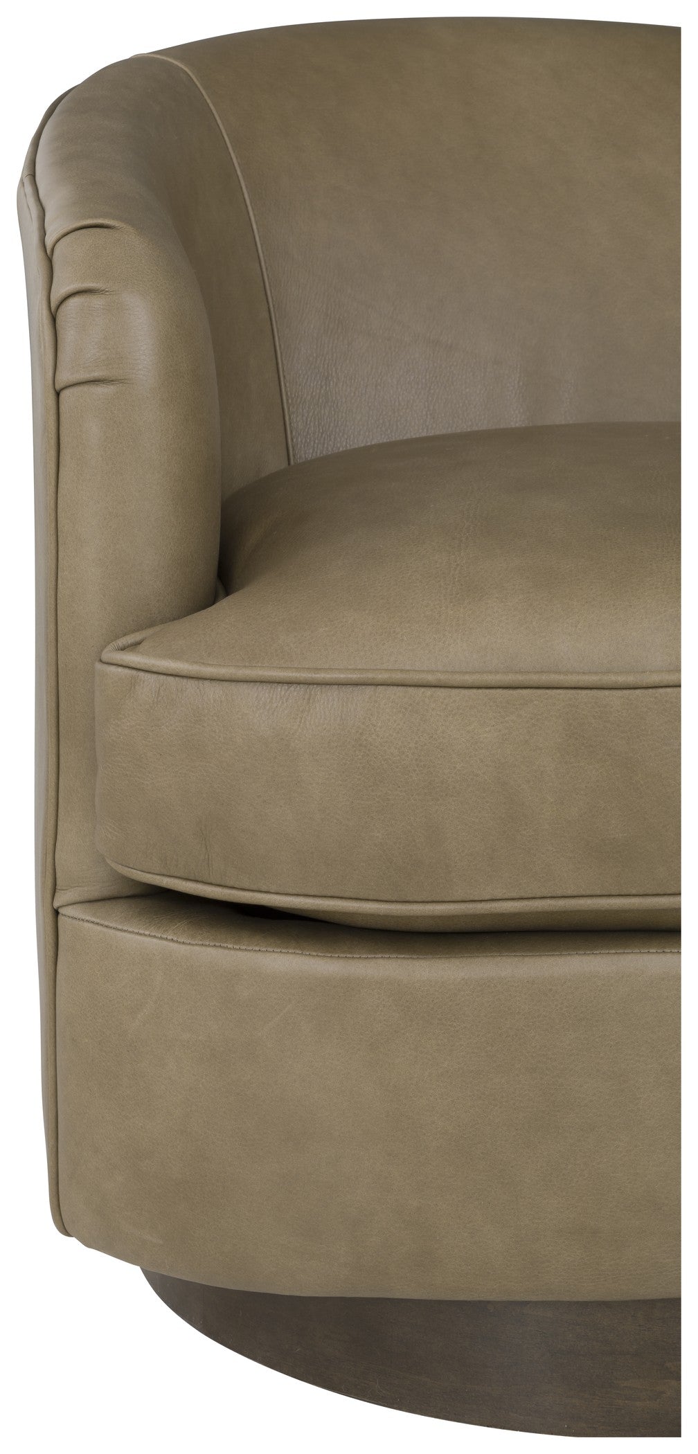 Tipsy Leather Swivel Chair (L-1138-31) - Fairfield Chair