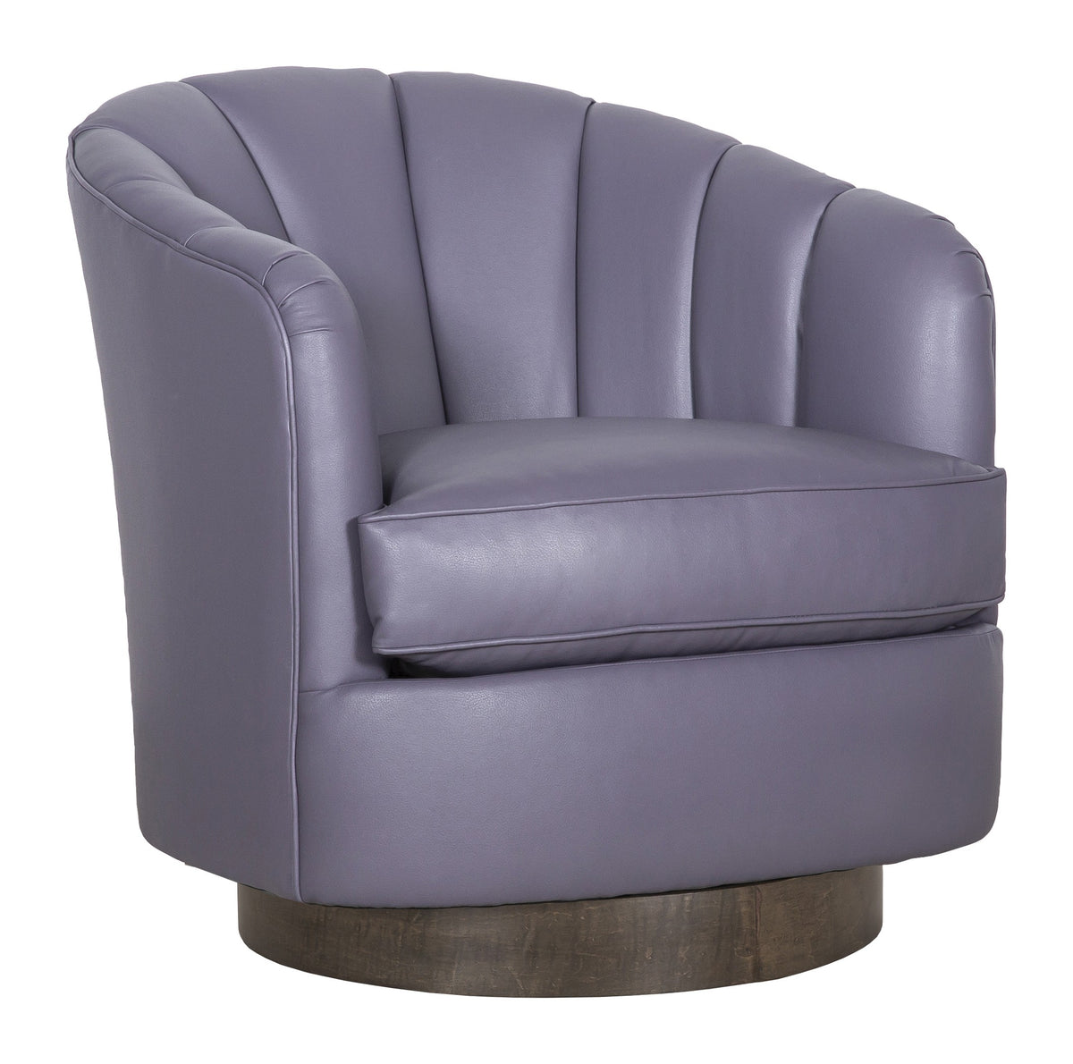 Tipsy Leather Swivel Chair (L-1139-31) - Fairfield Chair