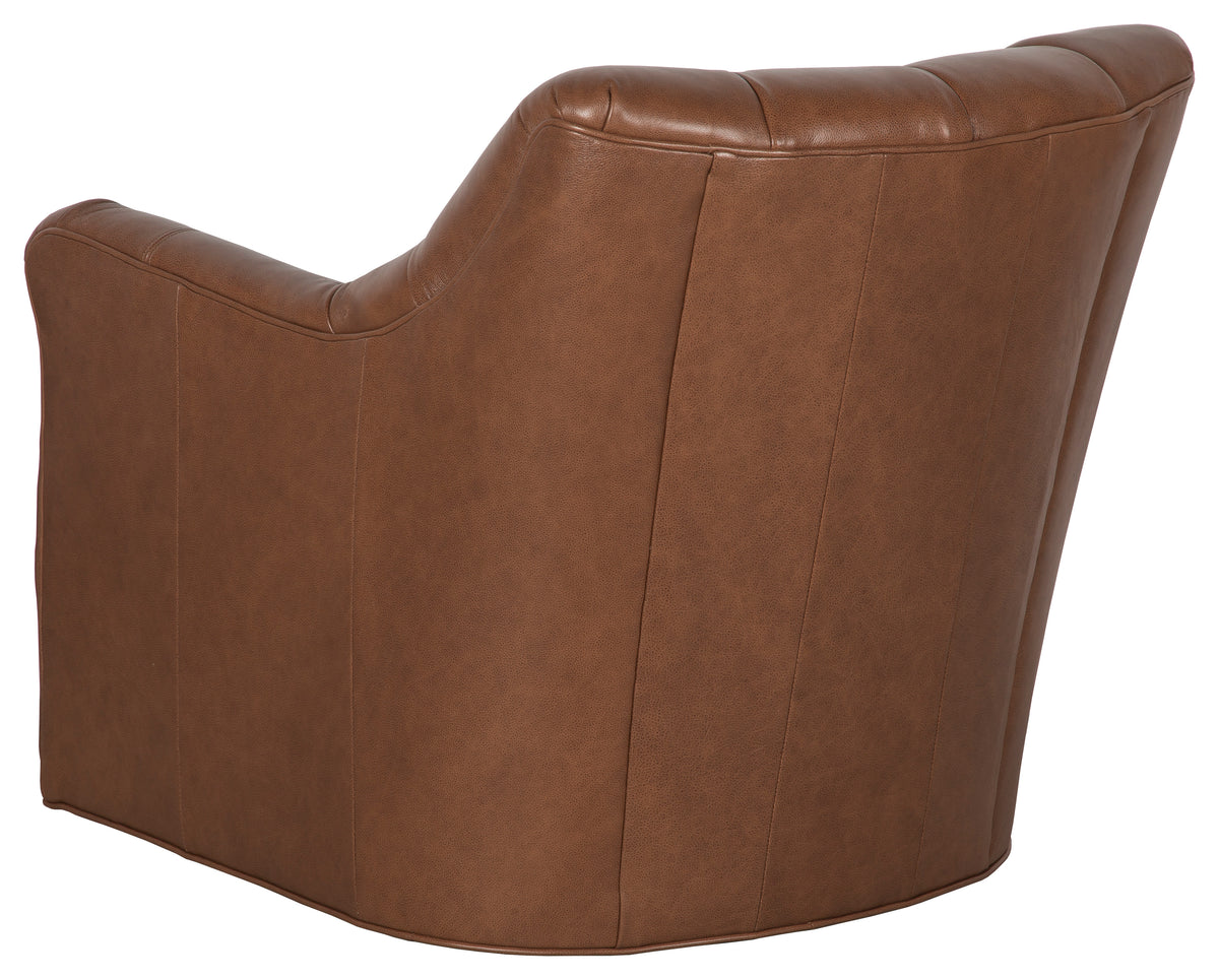 Emery Leather Swivel Chair (L-1180-31) - Fairfield Chair
