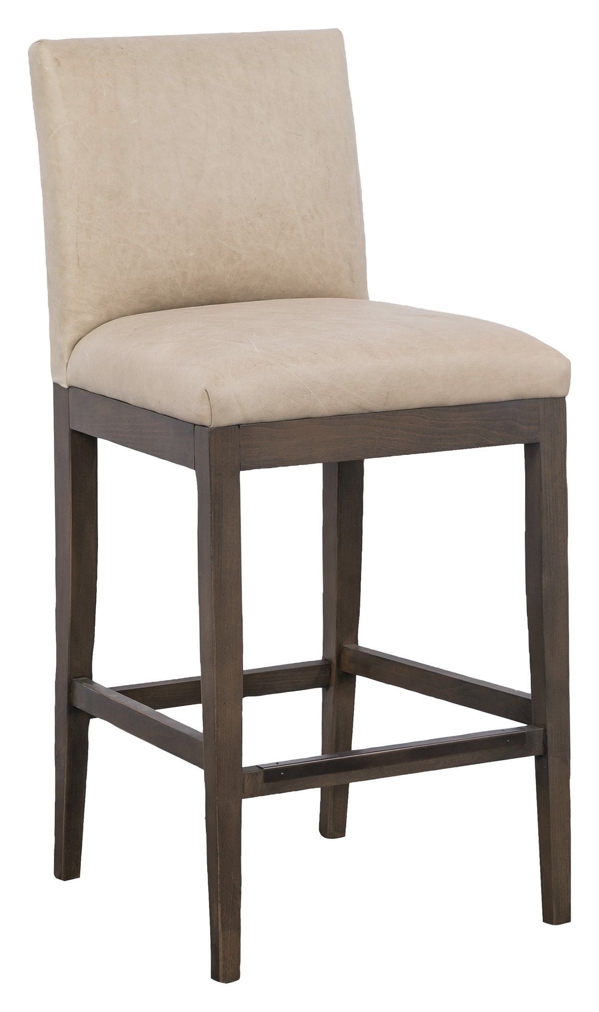 Nova Leather Armless Bar Stool (L-1301-07-T) - Fairfield Chair