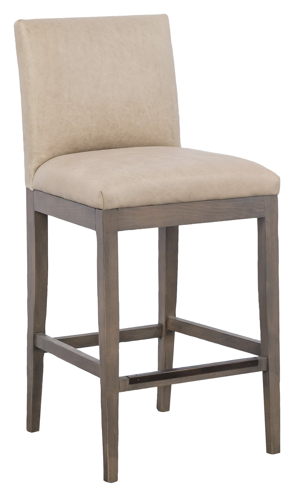 Nova Leather Armless Bar Stool (L-1301-07) - Fairfield Chair