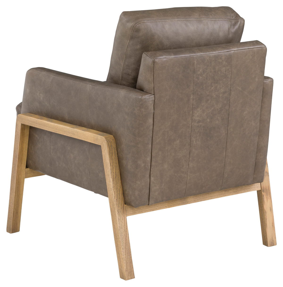 Fletcher Leather Occasional Chair (L-1421-01) - Fairfield Chair