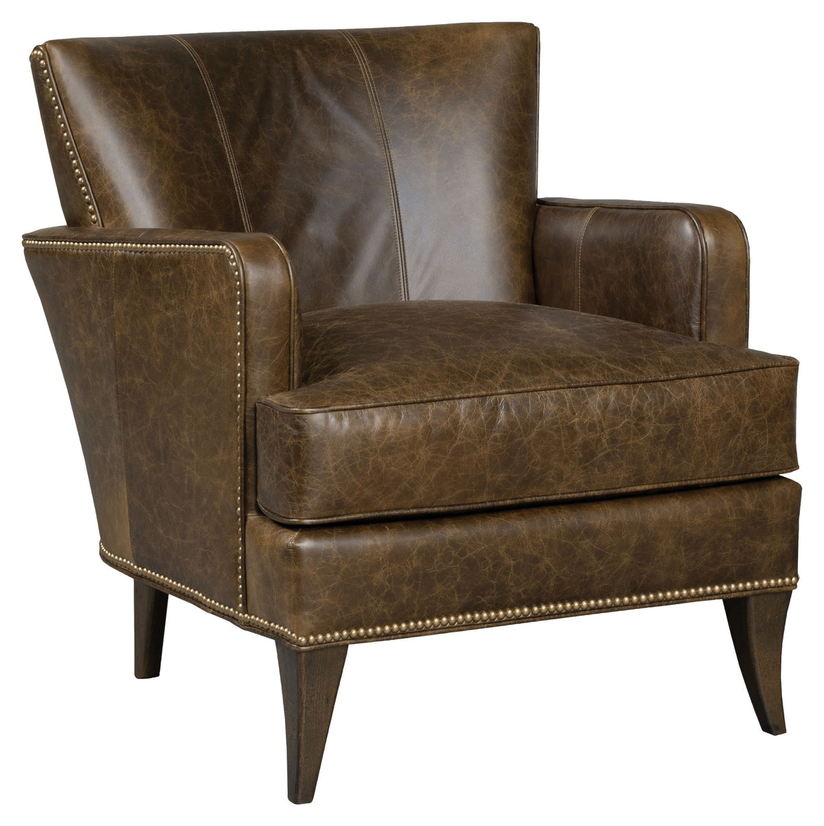 Kyle Leather Lounge Chair (L-1434-01) - Fairfield Chair