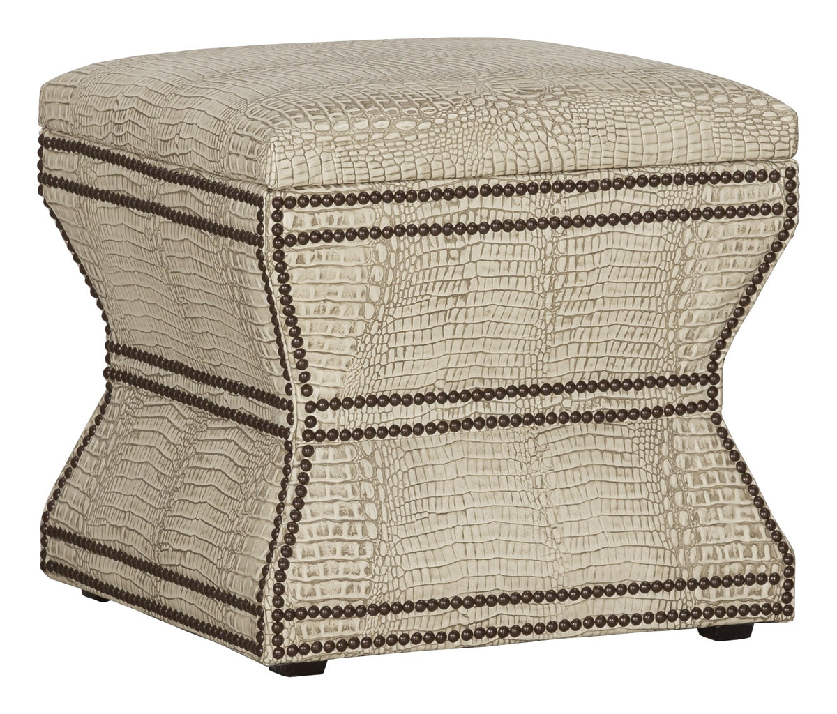Anniston Leather Ottoman (L-1515-20) - Fairfield Chair