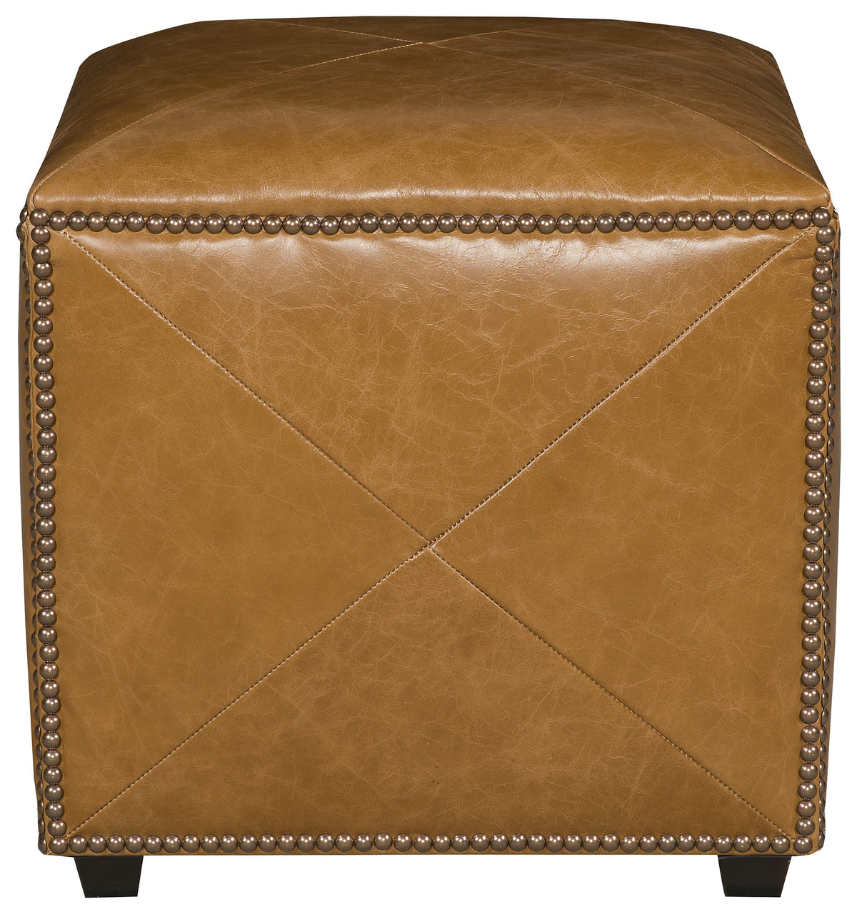 Kipley Leather Pouf Ottoman (L-1552-20) - Fairfield Chair