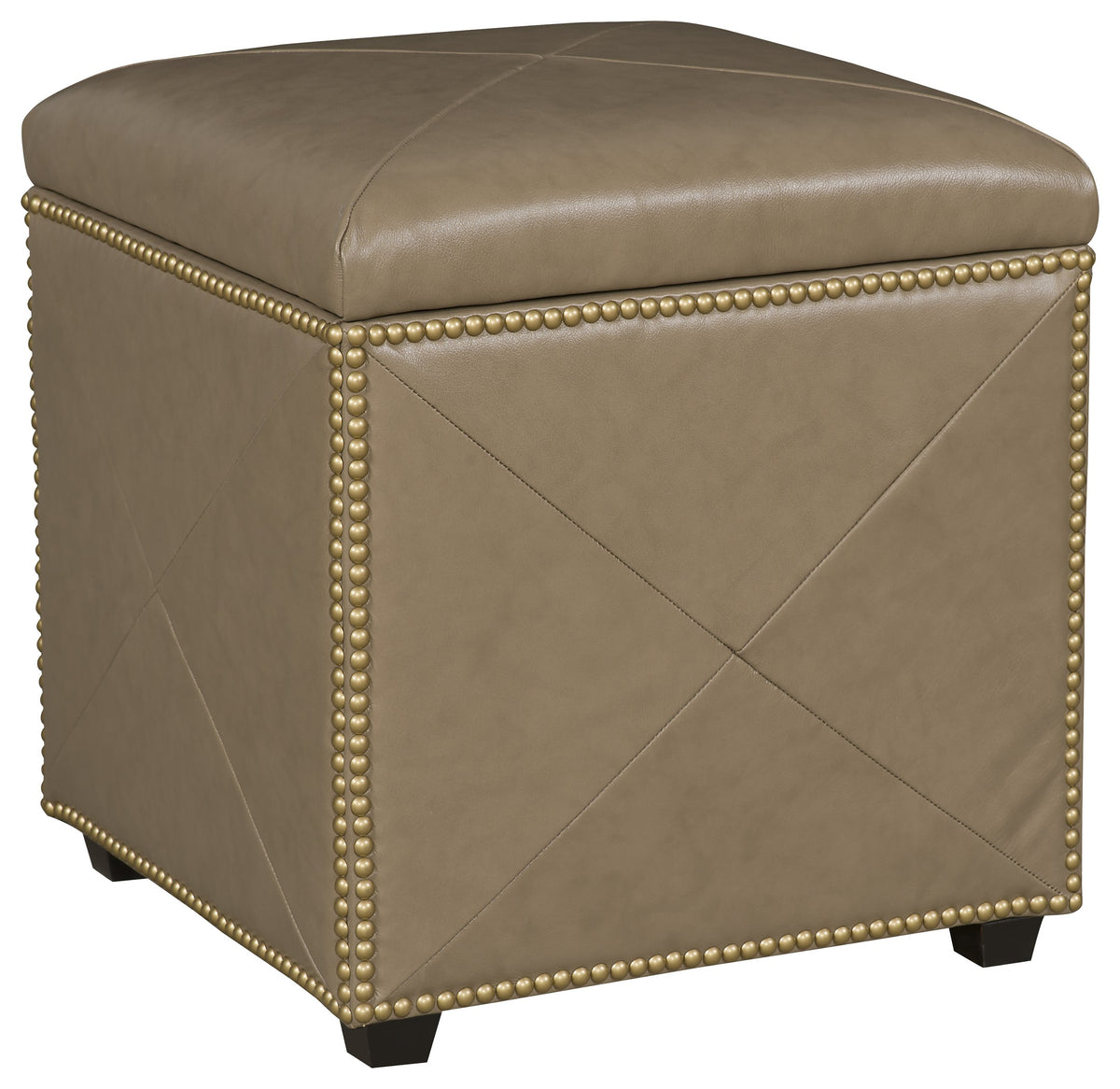 Ambry Leather Storage Ottoman (L-1572-22) - Fairfield Chair
