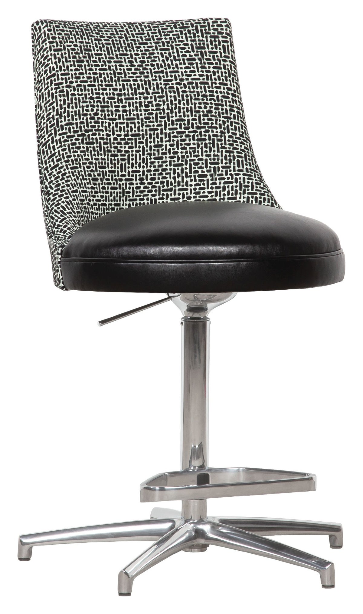 Vesper Leather Billiard Bar Stool (L-2002-M7) - Fairfield Chair