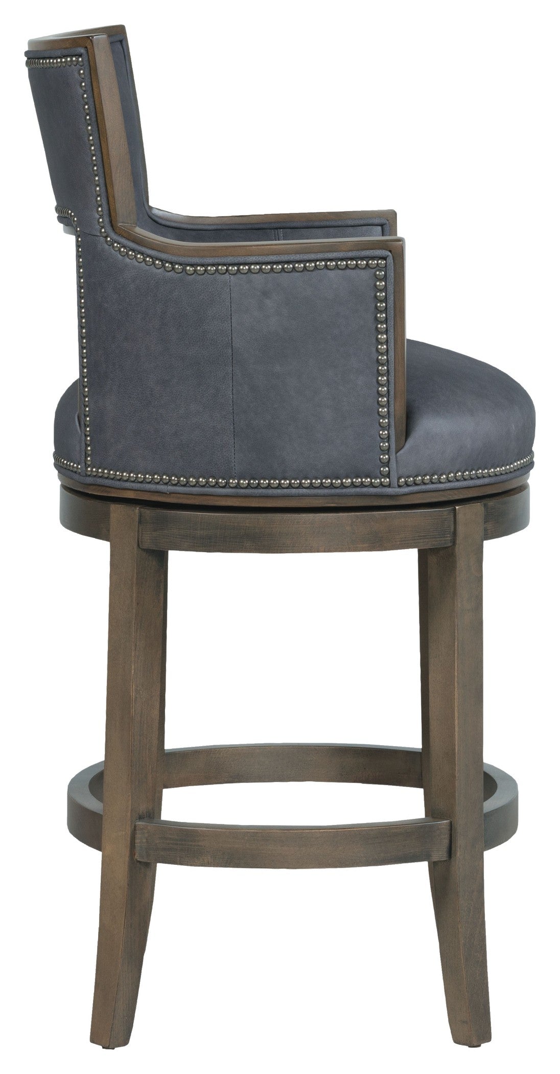 Sidecar Leather Bar Stool (L-2003-06) - Fairfield Chair