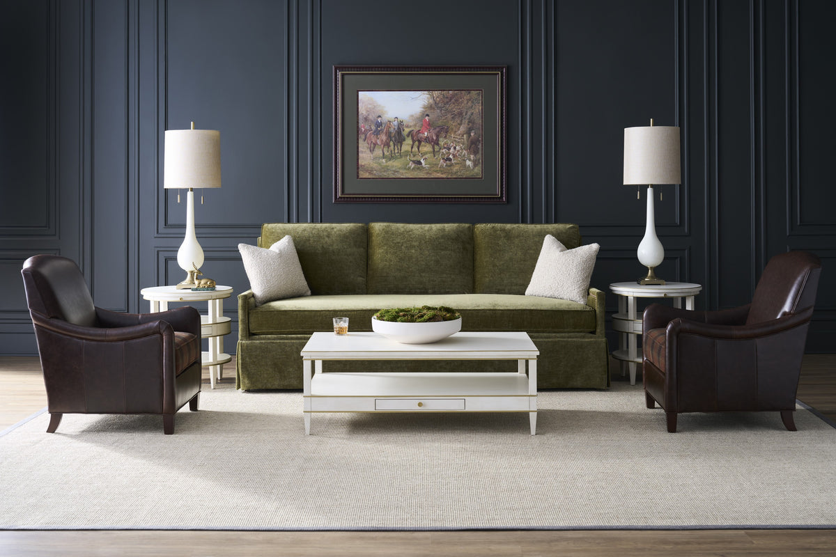 93" Skirted Sofa (2975-50) - Fairfield Chair