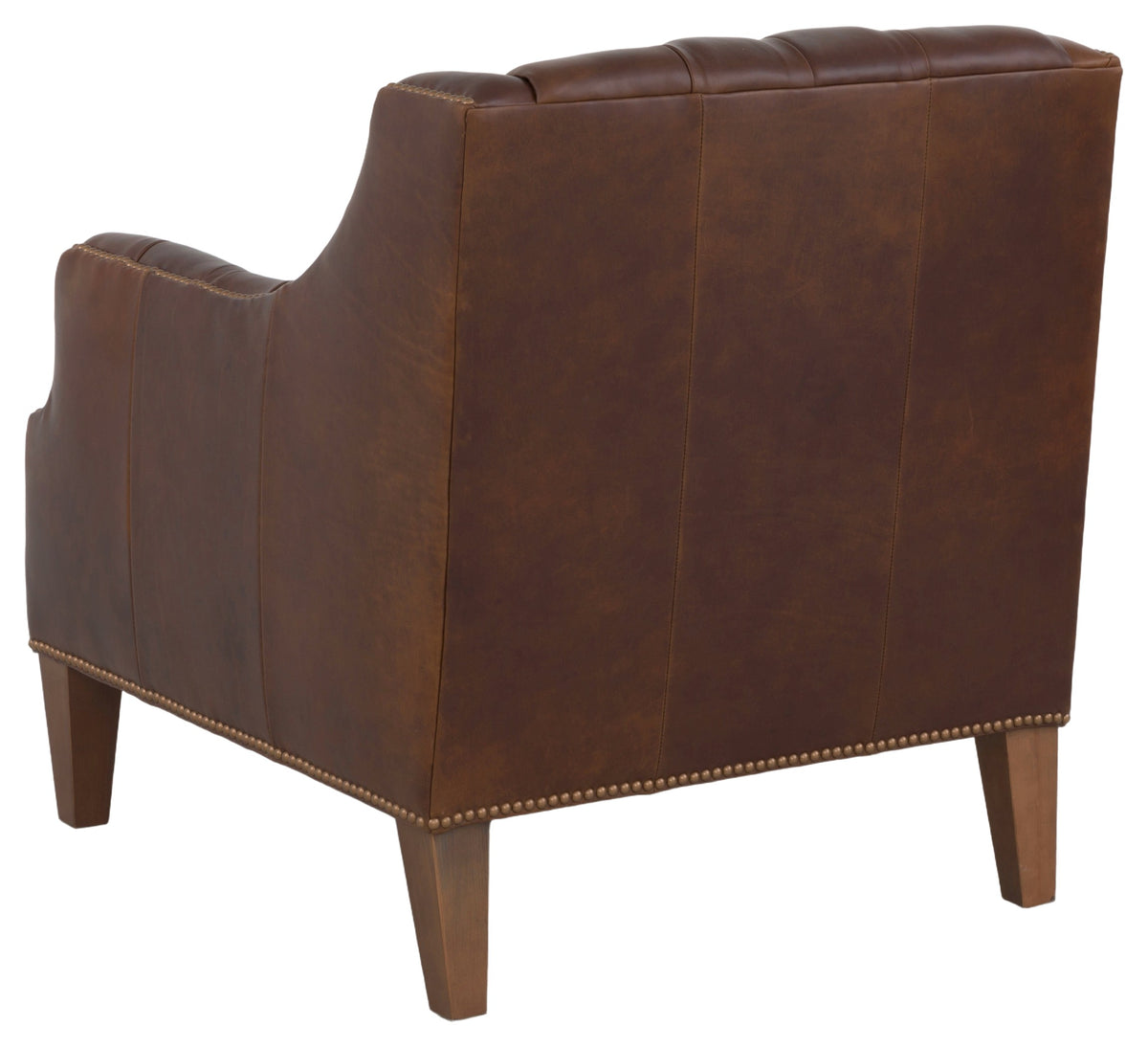 Knickerbocker Leather Tufted Lounge Chair (L-2752-01) - Fairfield Chair