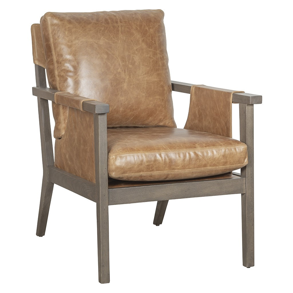 Isaac Leather Occasional Chair (L-3452-01) - Fairfield Chair