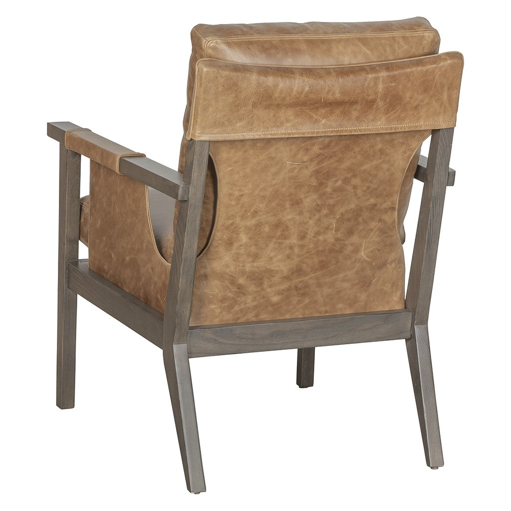 Isaac Leather Occasional Chair (L-3452-01) - Fairfield Chair