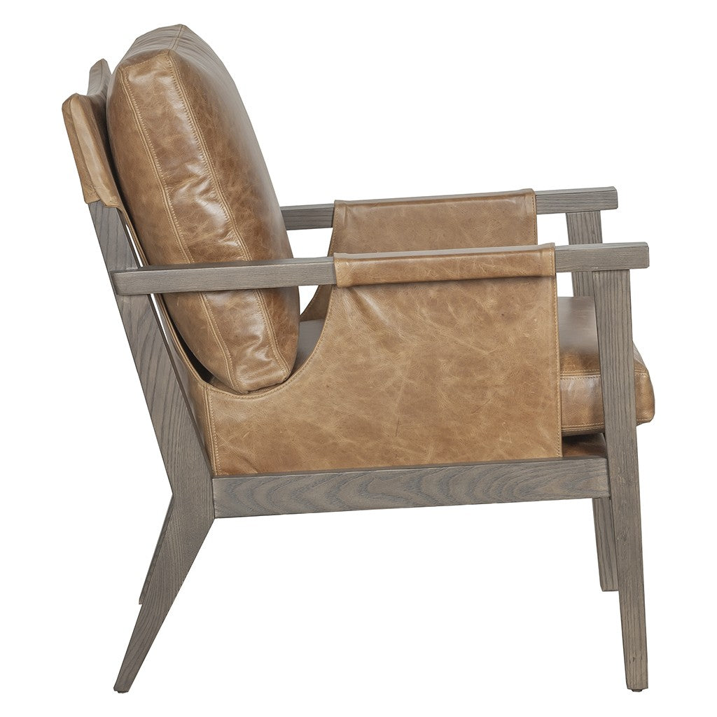 Isaac Leather Occasional Chair (L-3452-01) - Fairfield Chair