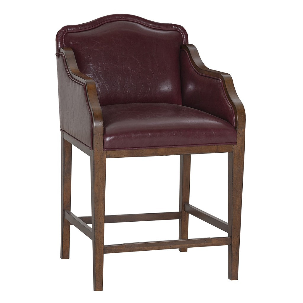 Anderson Leather Arm Counter Stool (L-4605-C6) - Fairfield Chair
