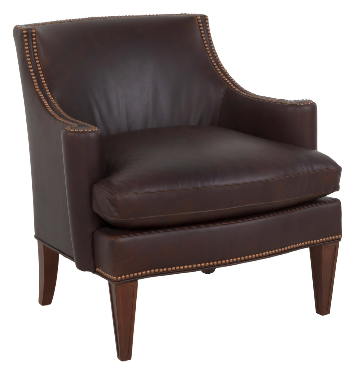Bentley Hall Leather Lounge Chair (L-5010-01) - Fairfield Chair