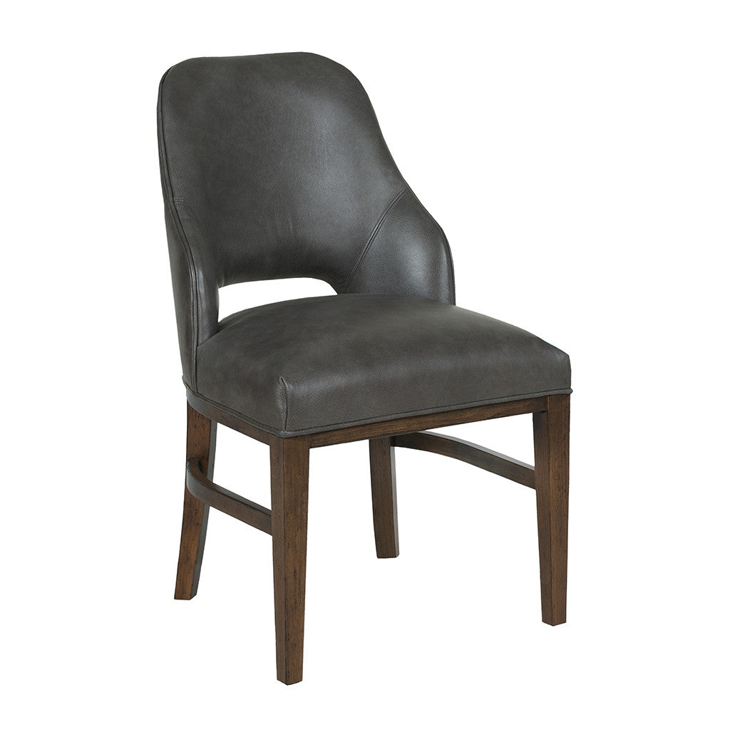 Darien Leather Side Chair (L-5026-05) - Fairfield Chair