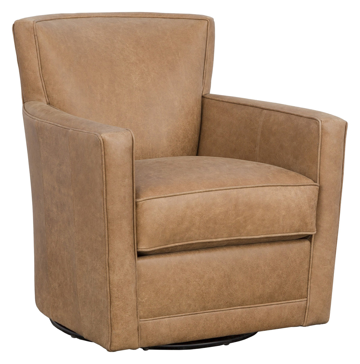 Aster Leather Swivel Chair (L-5421-31) - Fairfield Chair
