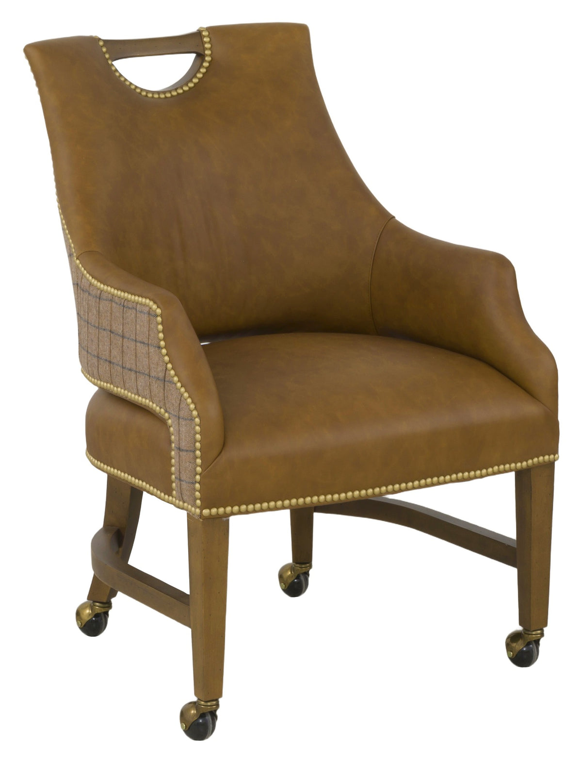 Webster Leather Arm Chair (L-6097-A4) - Fairfield Chair
