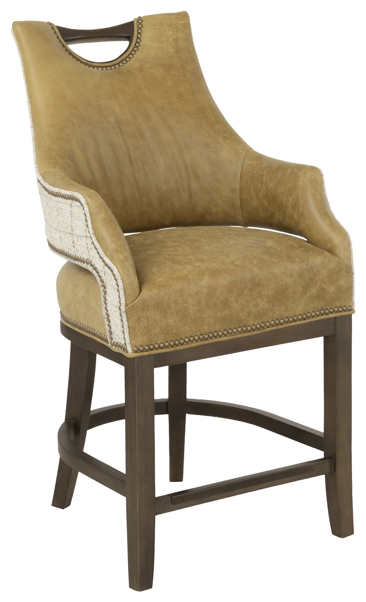 Webster Leather Counter Stool (L-6097-C6) - Fairfield Chair