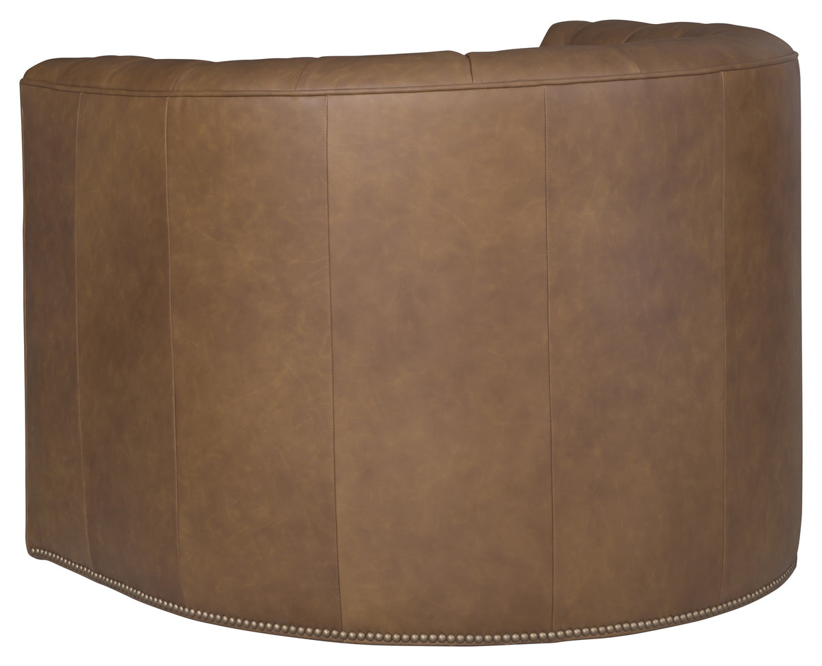 Morgan Leather Swivel Chair (L-6110-31) - Fairfield Chair