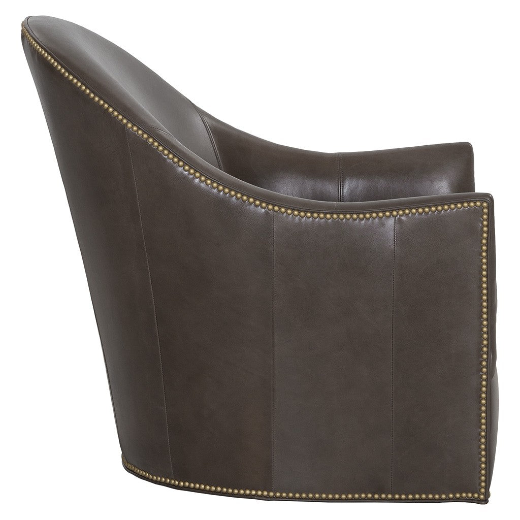 Marsden Leather Lounge Chair (L-6112-01) - Fairfield Chair