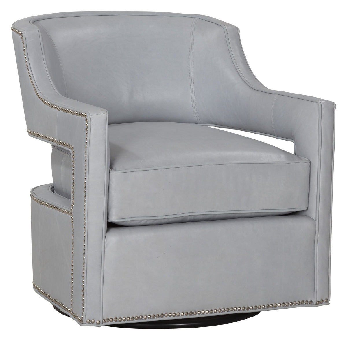 Phoebe Leather Swivel Chair (L-6199-31) - Fairfield Chair