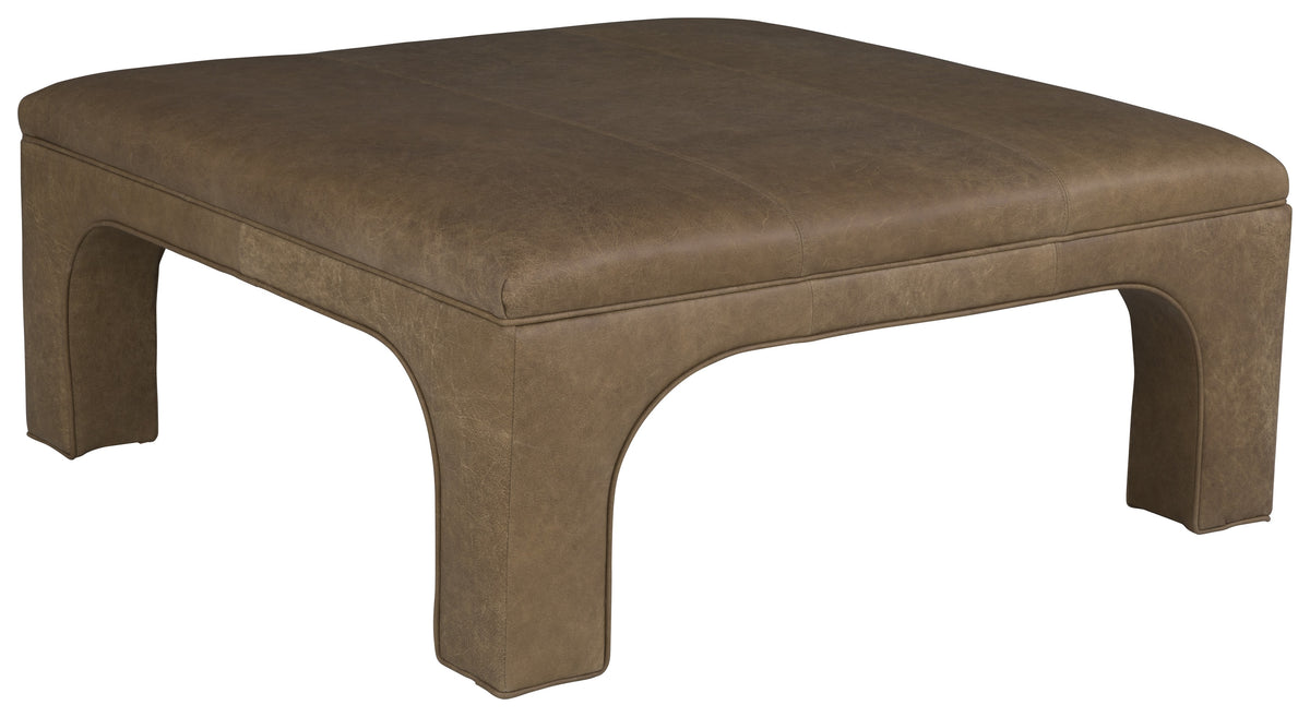 Gladstone Leather Square Cocktail Ottoman (L-6349-20) - Fairfield Chair