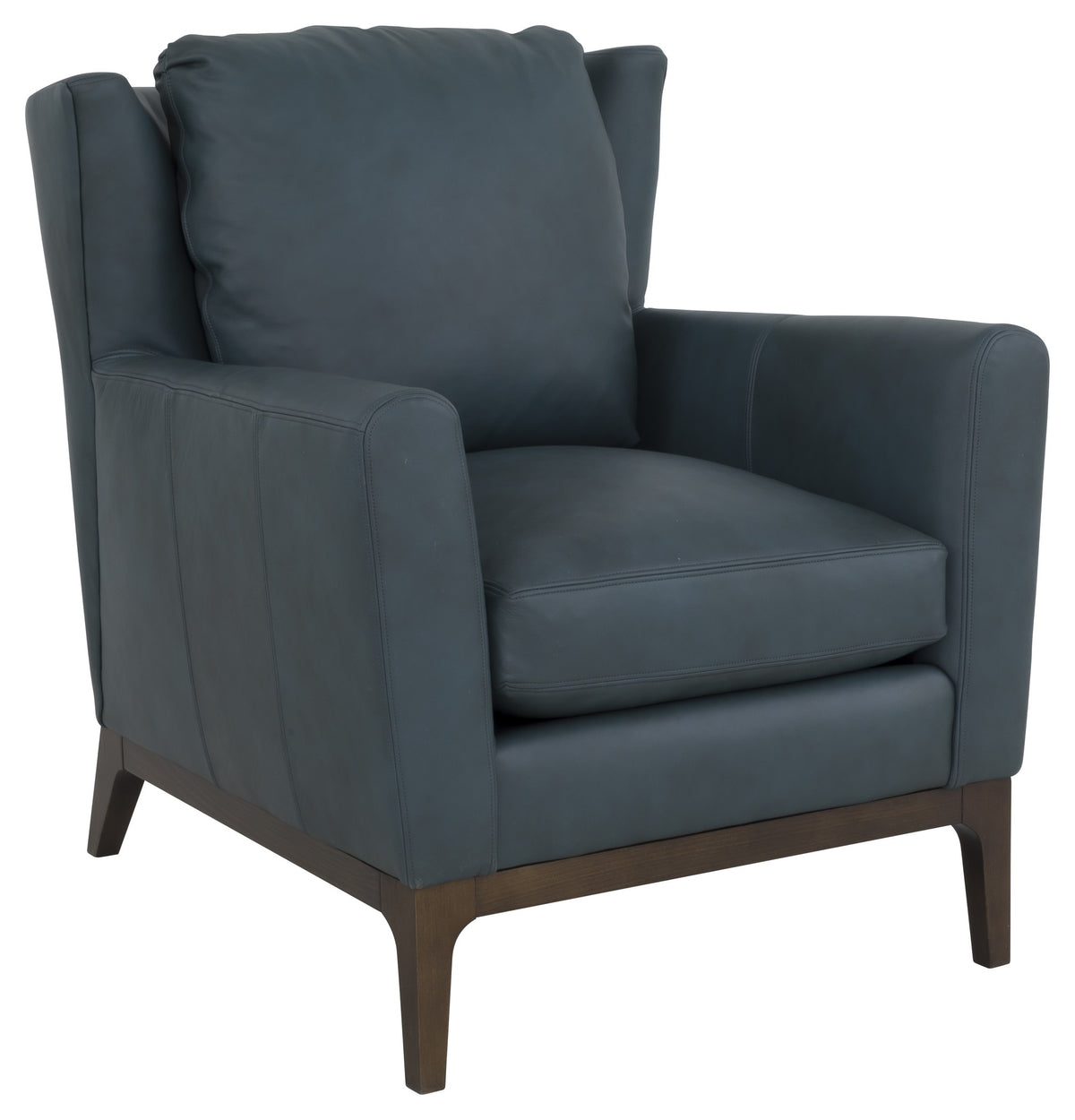 Ballast Leather Wing Chair (L-6364-01) - Fairfield Chair