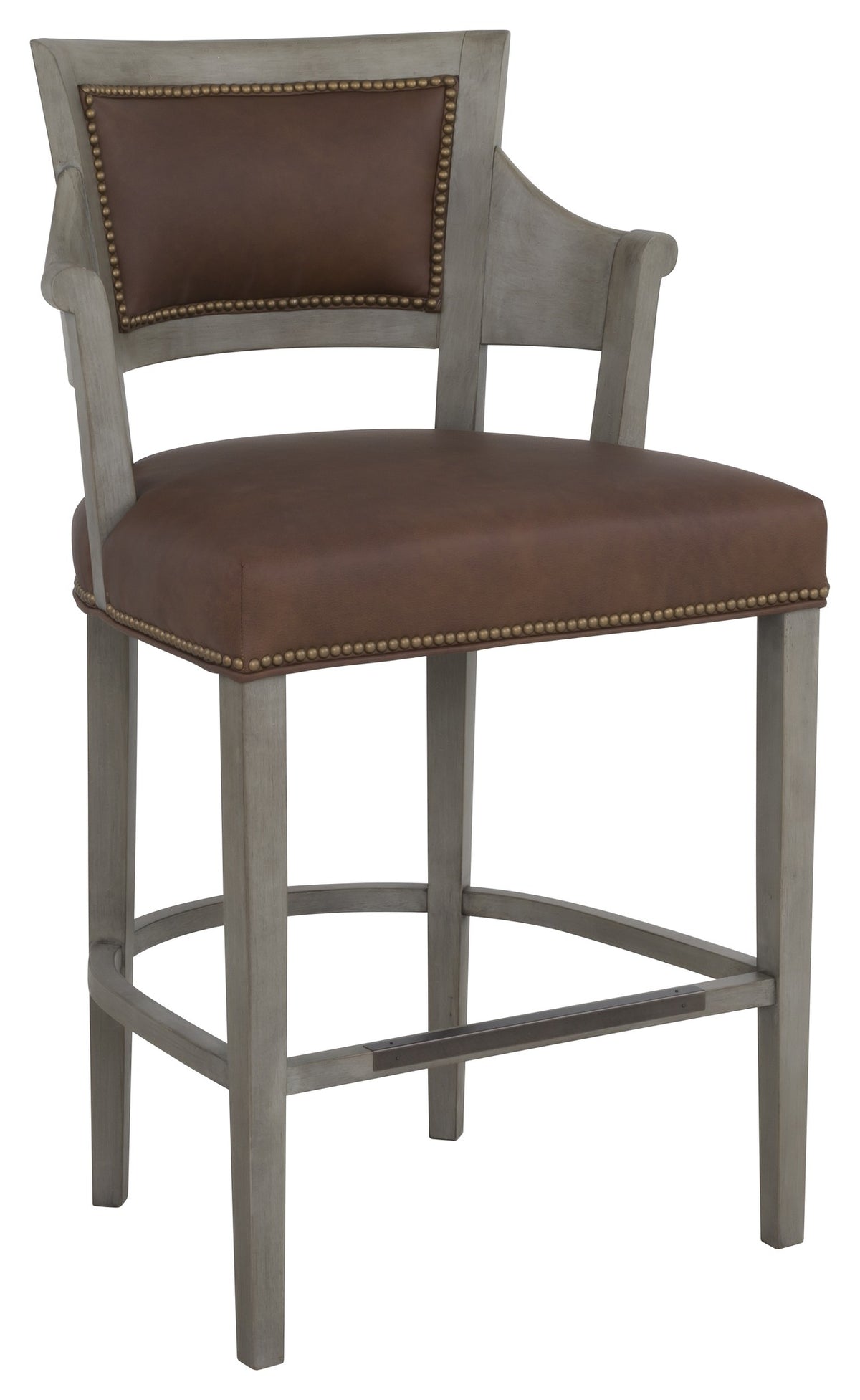 Arden Leather Bar Stool (L-8302-09) - Fairfield Chair