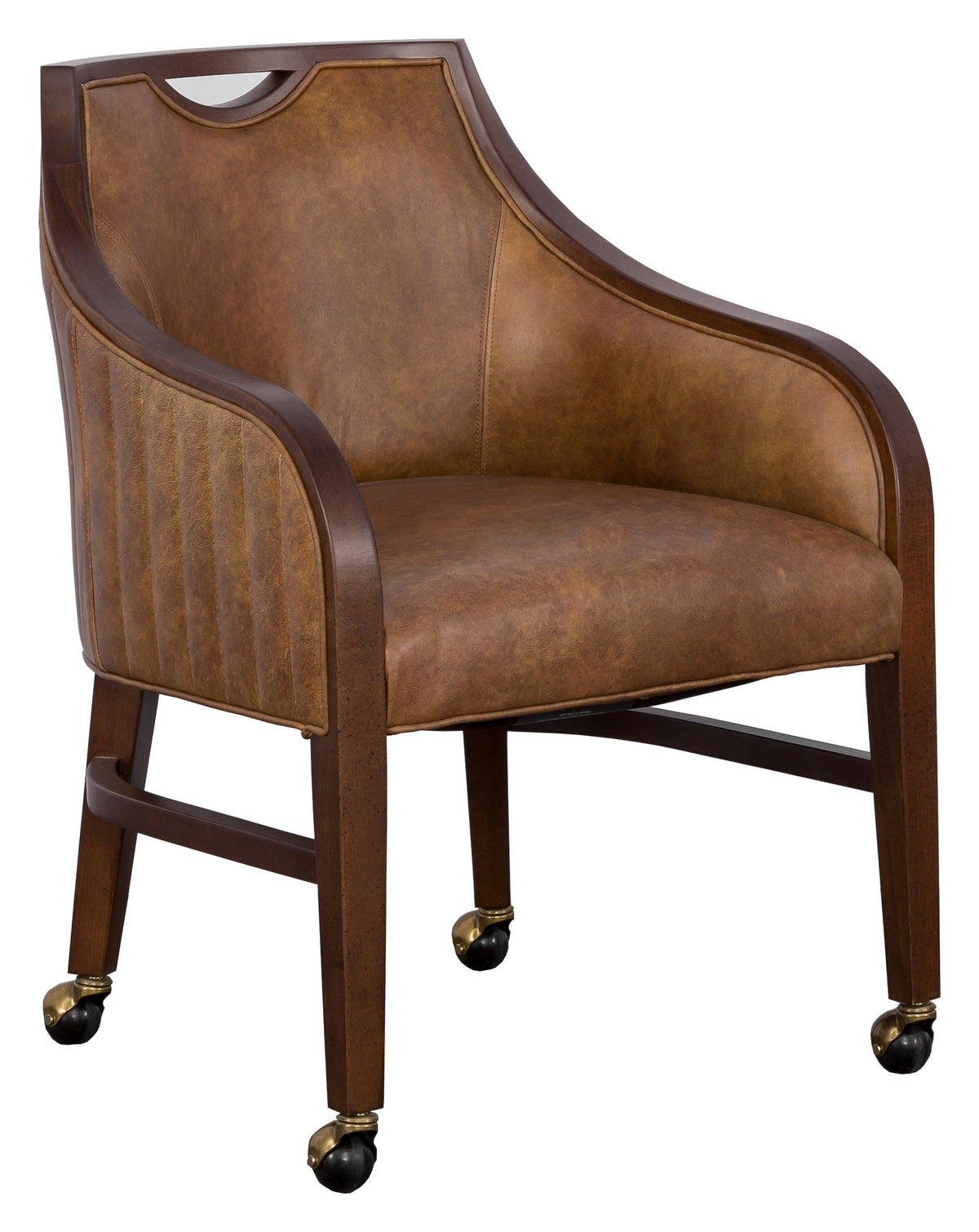 Anthony Leather Arm Chair (L-8740-A4) - Fairfield Chair